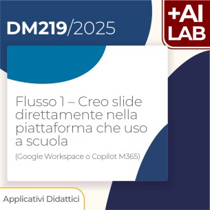 Flusso 1 – Creo slide direttamente nella piattaforma che...