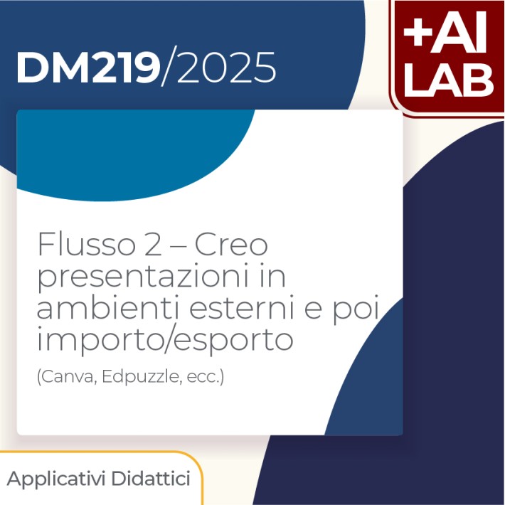 Flusso 2 – Creo presentazioni in ambienti...