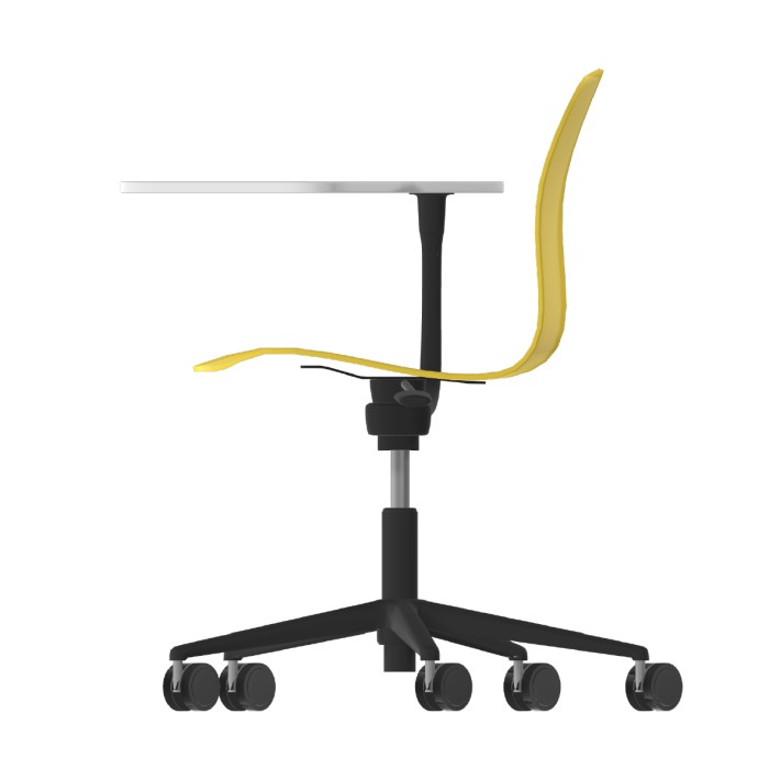 Sedia Pioppo con Ruote - Tavoletta da 29x47,8...