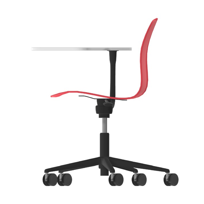Sedia Pioppo con Ruote - Tavoletta da 29x47,8...