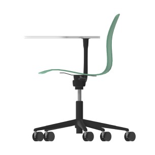 Sedia Pioppo con Ruote - Tavoletta da 29x47,8 cm -... 2
