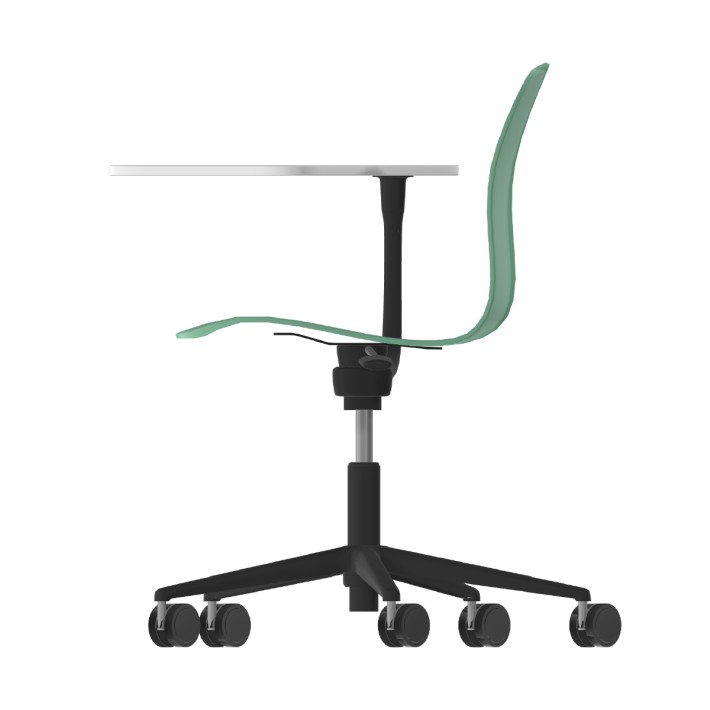 Sedia Pioppo con Ruote - Tavoletta da 29x47,8...