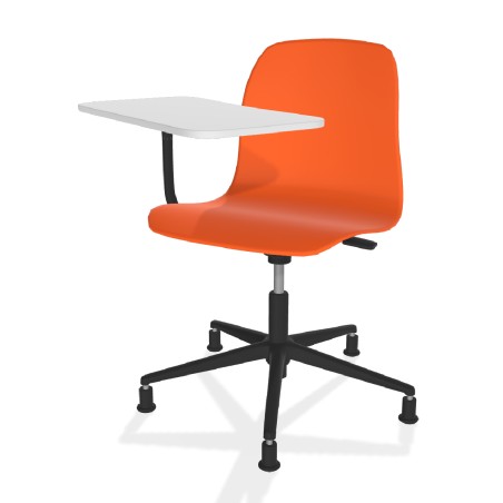 Sedia Pioppo con Piedini - Tavoletta da 29x47,8cm - Altezza Regolabile 36/49cm - Colore...