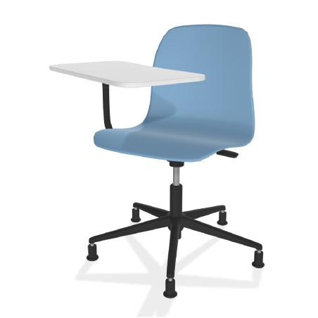 Sedia Pioppo con Piedini - Tavoletta da 29x47,8cm - Altezza Regolabile 36/49cm - Colore...