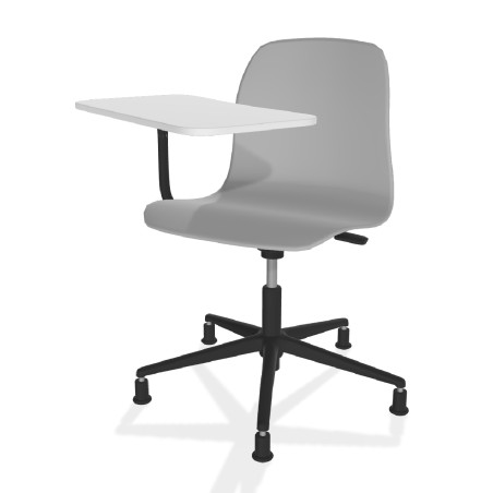 Sedia Pioppo con Piedini - Tavoletta da 29x47,8cm - Altezza Regolabile 36/49 cm - Colore...