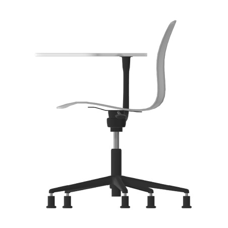 Sedia Pioppo con Piedini - Tavoletta da 29x47,8cm - Altezza Regolabile 36/49 cm - Colore...