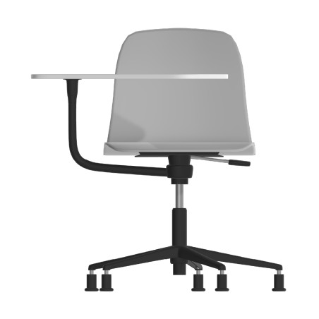 Sedia Pioppo con Piedini - Tavoletta da 29x47,8cm - Altezza Regolabile 36/49 cm - Colore...