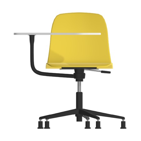 Sedia Pioppo con Piedini - Tavoletta da 29x47,8cm - Altezza Regolabile 36/49 cm - Colore...