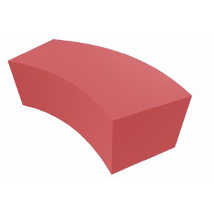 Panca Sagomata Medium - Dimensioni 110 x 35 / 45 x 30 cm...