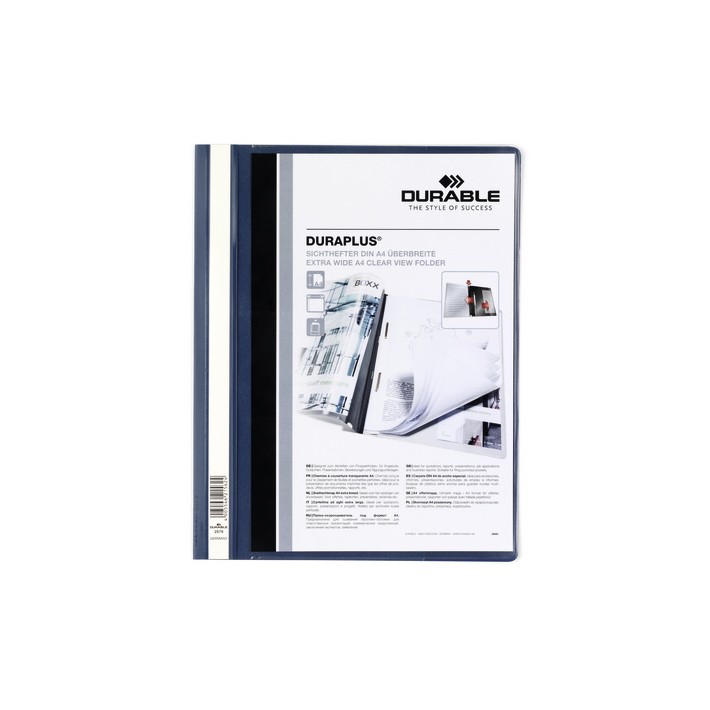 Durable 2579-07 cartellina con fermafoglio Blu