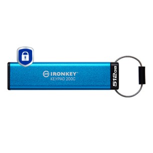 Kingston Technology IronKey Keypad 200C USB-C da 512 GB,...
