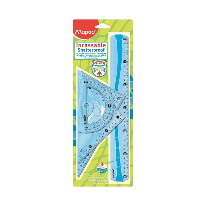 Maped Flex set di righelli 4 pezzo(i) Plastica