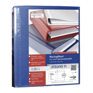 SEI Rota Stelvio TI raccoglitore ad anelli A4 Blu