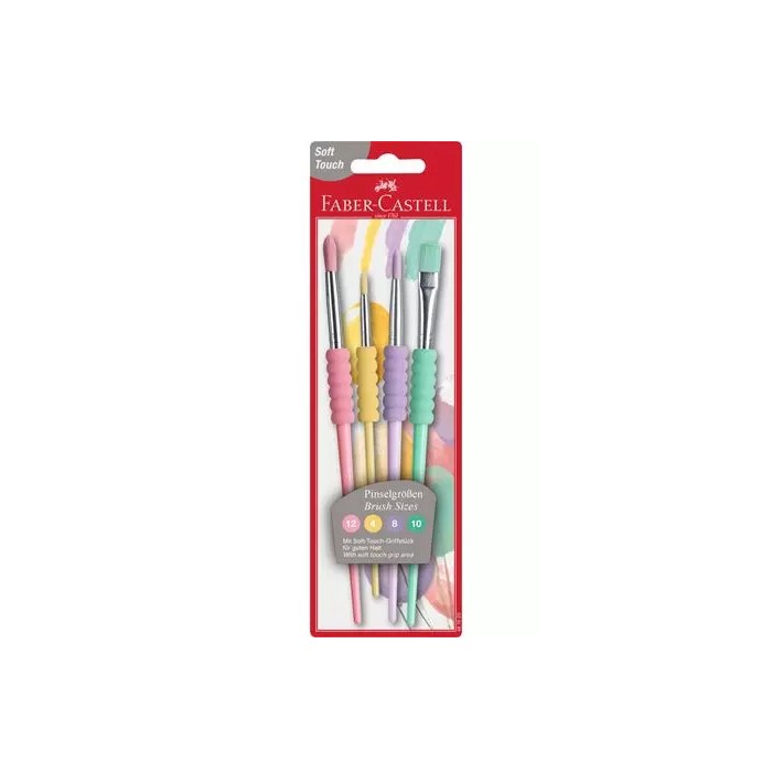 Faber-Castell 481620 pennello d'artista 4 pz