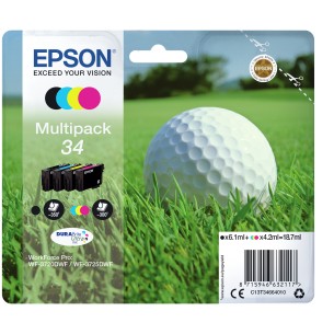 Epson Golf ball Multipack 4 colori DURABrite Ultra...