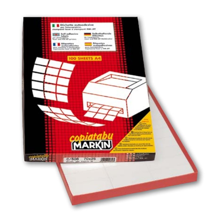 Markin X210A409 etichetta autoadesiva...