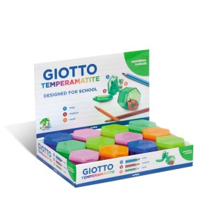 Giotto 233000 temperino Temperamatite manuale Blu, Verde,...