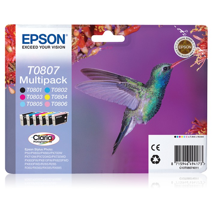 Epson Hummingbird Multipack a 6 colori