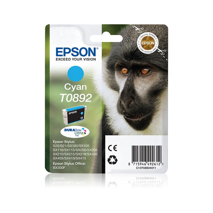 Epson Monkey Inchiostro ciano singolo DURABrite...