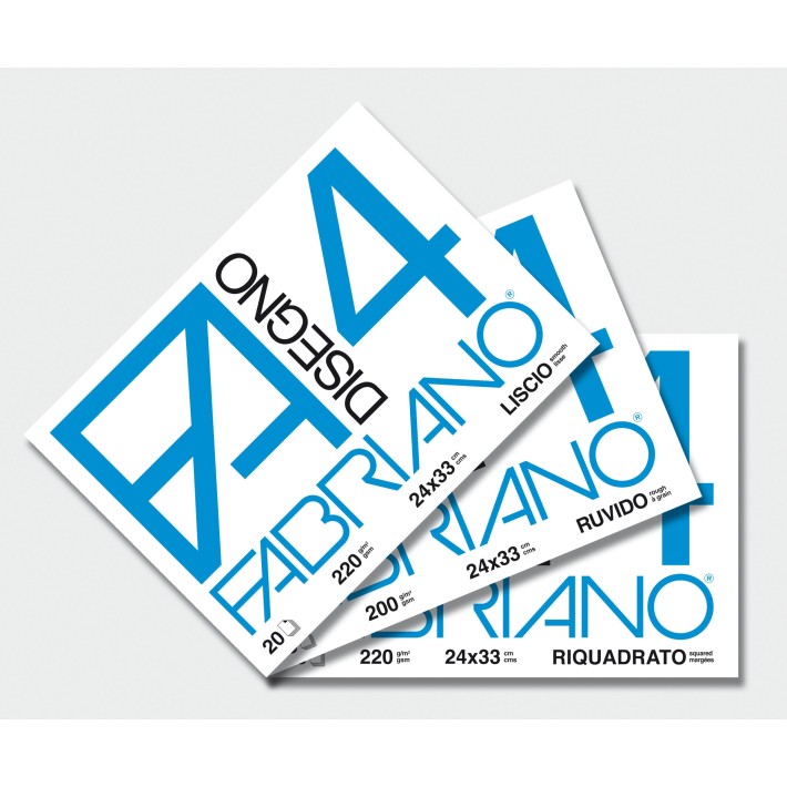 Fabriano Blocco FA/4 20 Fogli 24x33 cm liscio