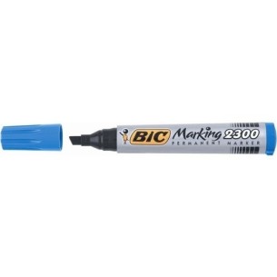 BIC Marking 2300 marcatore permanente Punta smussata Blu...