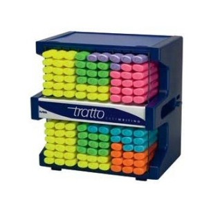 Tratto CF108ESPO evidenziatore 108 pz Blu, Verde, Lillà,...