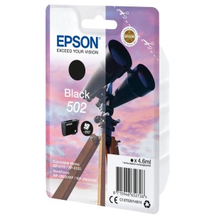 Epson 502 Binocolo cartuccia inchiostro originale nero 1pz
