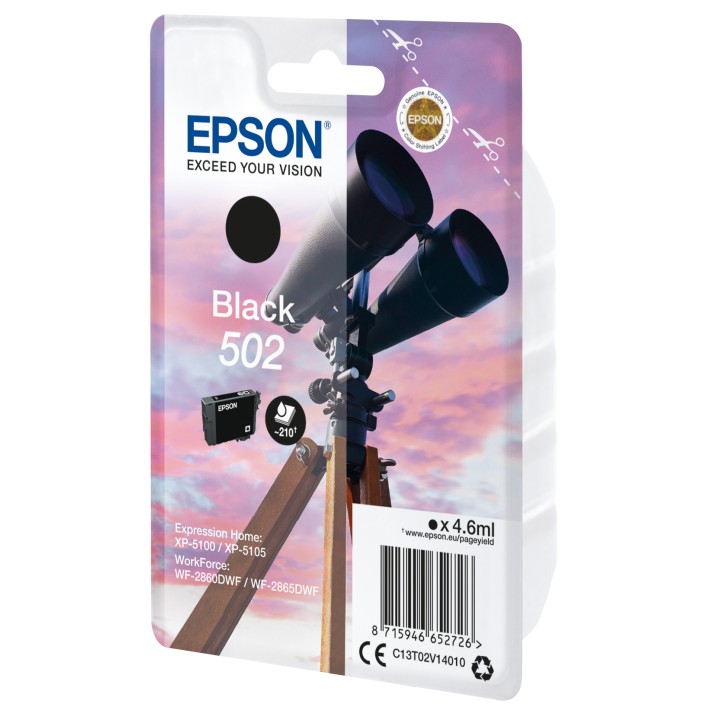 Epson 502 Binocolo cartuccia inchiostro...
