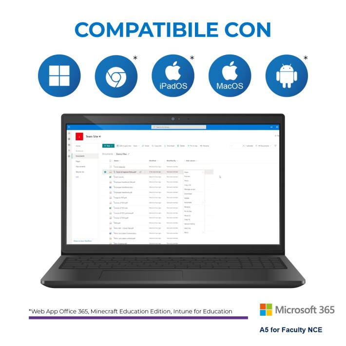 Microsoft 365 A5 for faculty NCE - 1 licenza...