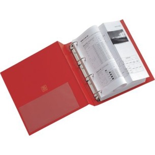 SEI Rota Stelvio raccoglitore ad anelli A4 Rosso
