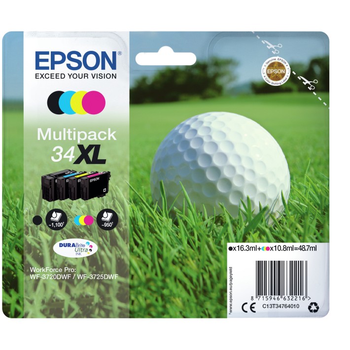Epson Golf ball Multipack 4 colori DURABrite...