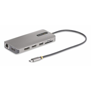 StarTech.com Adattatore multiporta USB-C a tre monitor,...