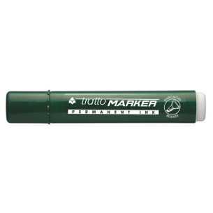 Tratto Marker marcatore permanente Punta smussata Verde...
