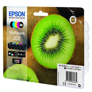 Epson Kiwi 202 Multipack cartuccia d'inchiostro 5 colori...