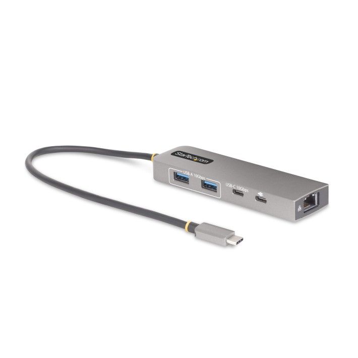 StarTech.com Hub USB-C a 3 porte con Ethernet...
