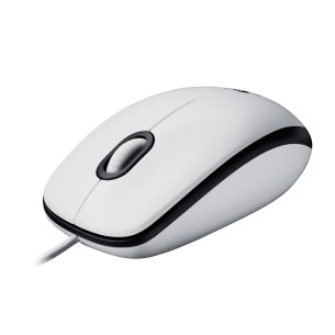 Logitech M100 mouse a filo (bianco)