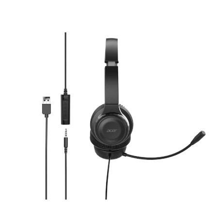 Cuffie con Microfono - Acer AHW154 - con Jack 3,5mm e adattatore Usb