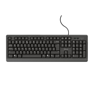 Trust TK-150 tastiera Ufficio USB QWERTZ Tedesco Nero