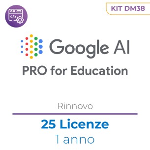 DM38 - Google AI Pro for Education - kit 25 licenze -...