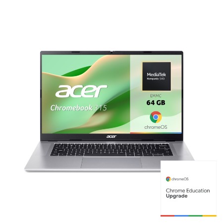 Chromebook Refurbished categoria A+ Premium - 15.6" FHD - Acer CB315 - MediaTek 540 - Ram...