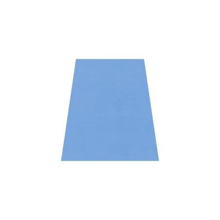 Pouf Morbido SCIVOLO GRANDE Ignifugo CL1 - Dimensioni 100 x 60 x H 32 cm - Colore Azzurro