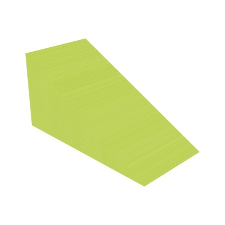 Pouf Morbido SCIVOLO GRANDE Ignifugo CL1 - Dimensioni 100 x 60 x H 32 cm - Colore Verde Chiaro