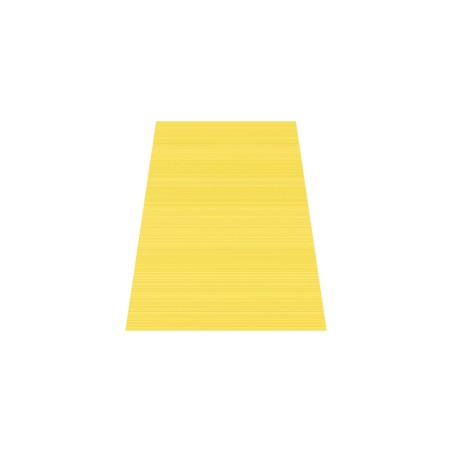 Pouf Morbido SCIVOLO GRANDE Ignifugo CL1 - Dimensioni 100 x 60 x H 32 cm - Colore Giallo