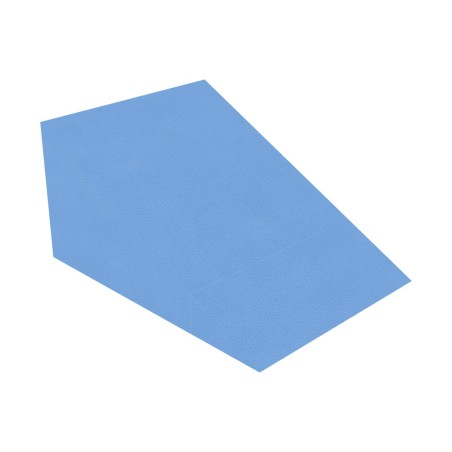 Pouf Morbido SCIVOLO Ignifugo CL1 - Dimensioni 60 x 45 x H 28 cm - Colore Azzurro