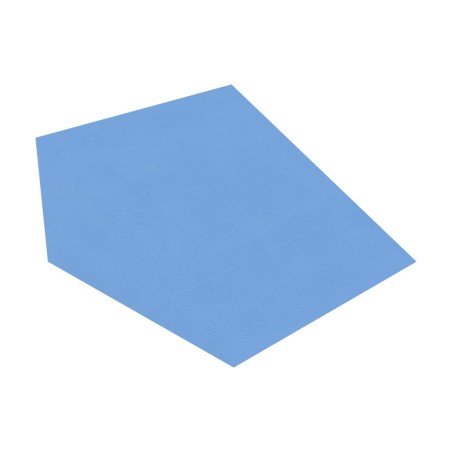 Pouf Morbido SCIVOLO Ignifugo CL1 - Dimensioni 60 x 60 x H 30 cm - Colore Azzurro