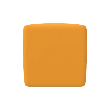 Pouf Morbido CUBO in Similpelle e Imbottitura Ignifuga CL1 - Dimensioni Lato 50 cm, H 50 cm...