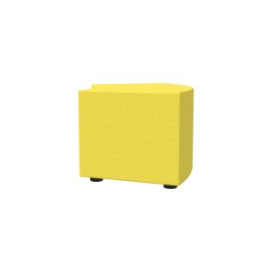 Pouf Semirigido Angolare - Similpelle e Imbottitura... 2
