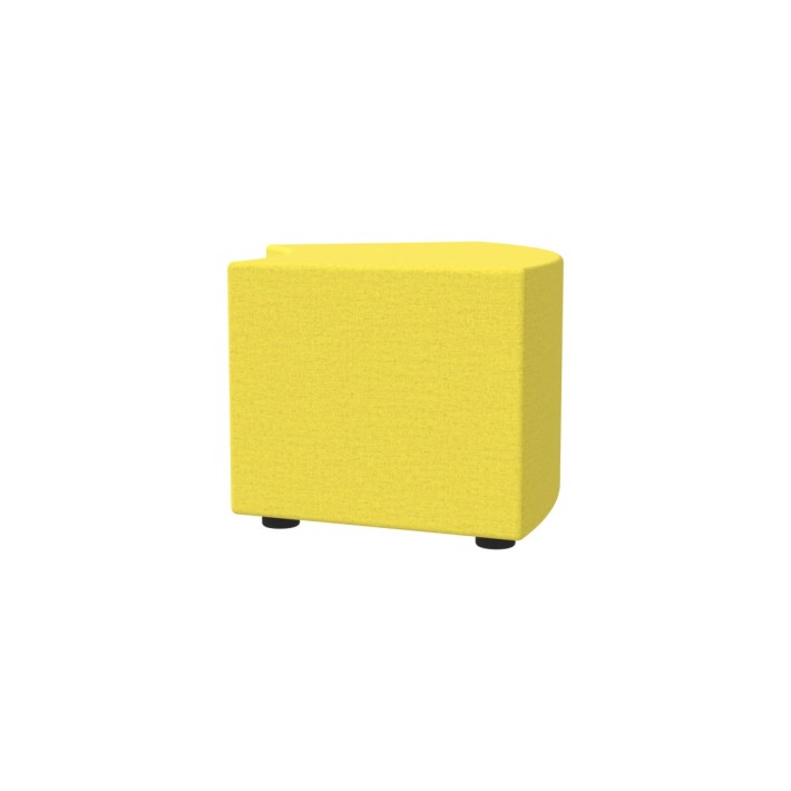 Pouf Semirigido Angolare - Similpelle e...