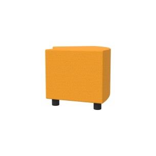 Pouf Semirigido Angolare - Similpelle e Imbottitura... 2