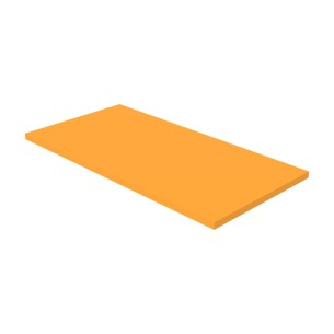Pouf Morbido Tappeto Ignifugo CL1 - Dimensioni 200 x 100...